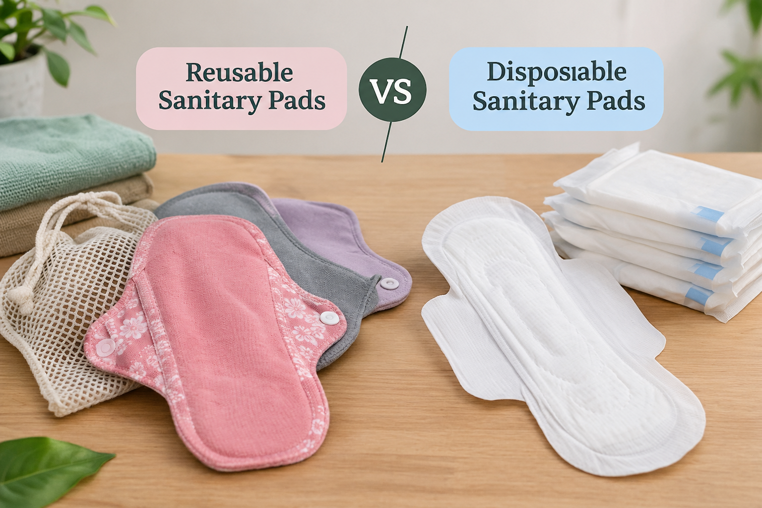 Reusable vs Disposable Sanitary Pads